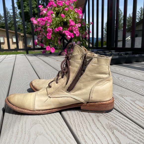 BED STU BONNIE BOOTS COBBLER SERIES WOMEN'S SIZE 9.5 SHORT COMBAT - Picture 4 of 10